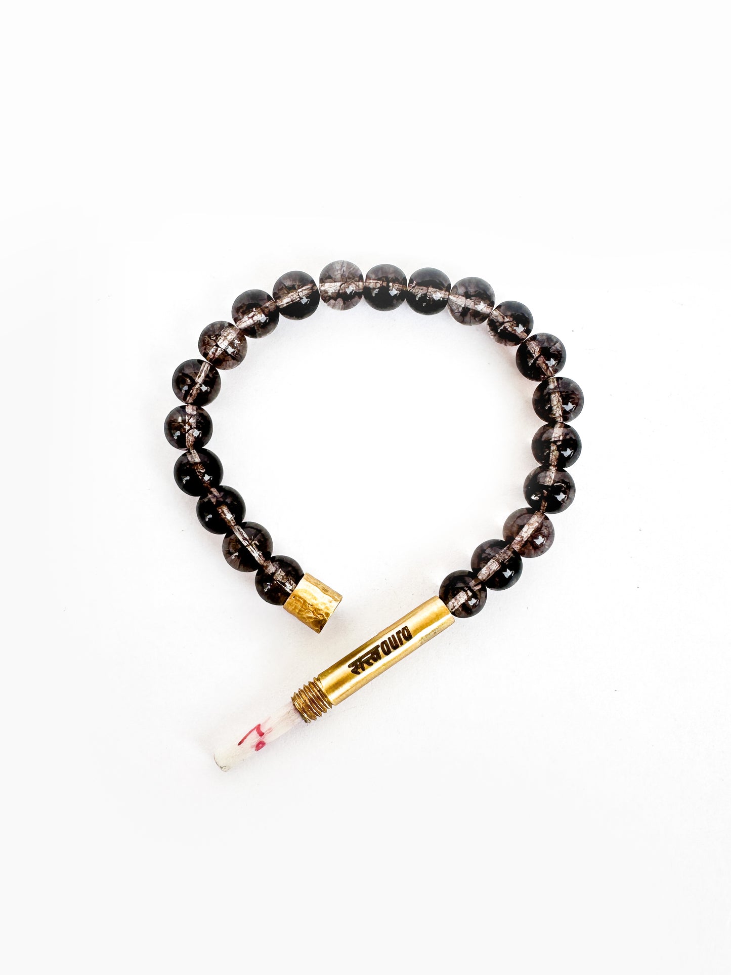 Smoky Quartz Crystal Bracelet with Manifestation