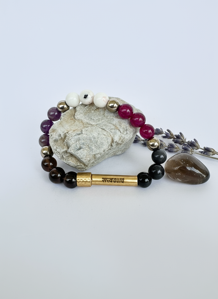 Capricorn Crystal Bracelet with Manifestation Lock