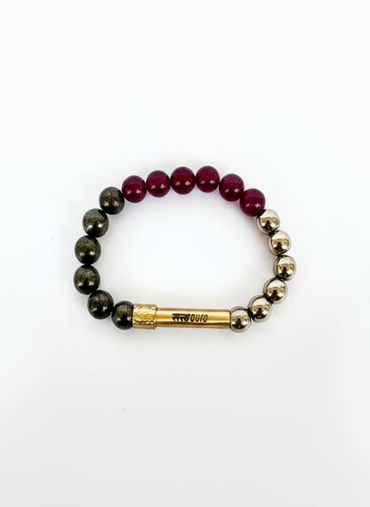 Ruling Number 8 Crystal Bracelet with Manifestation Lock