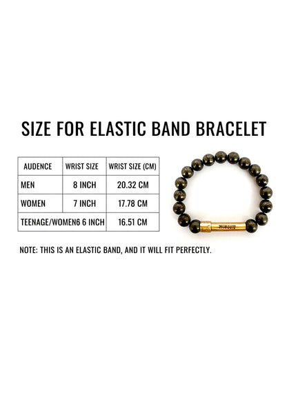 Sodalite Crystal Bracelet with Manifestation Lock