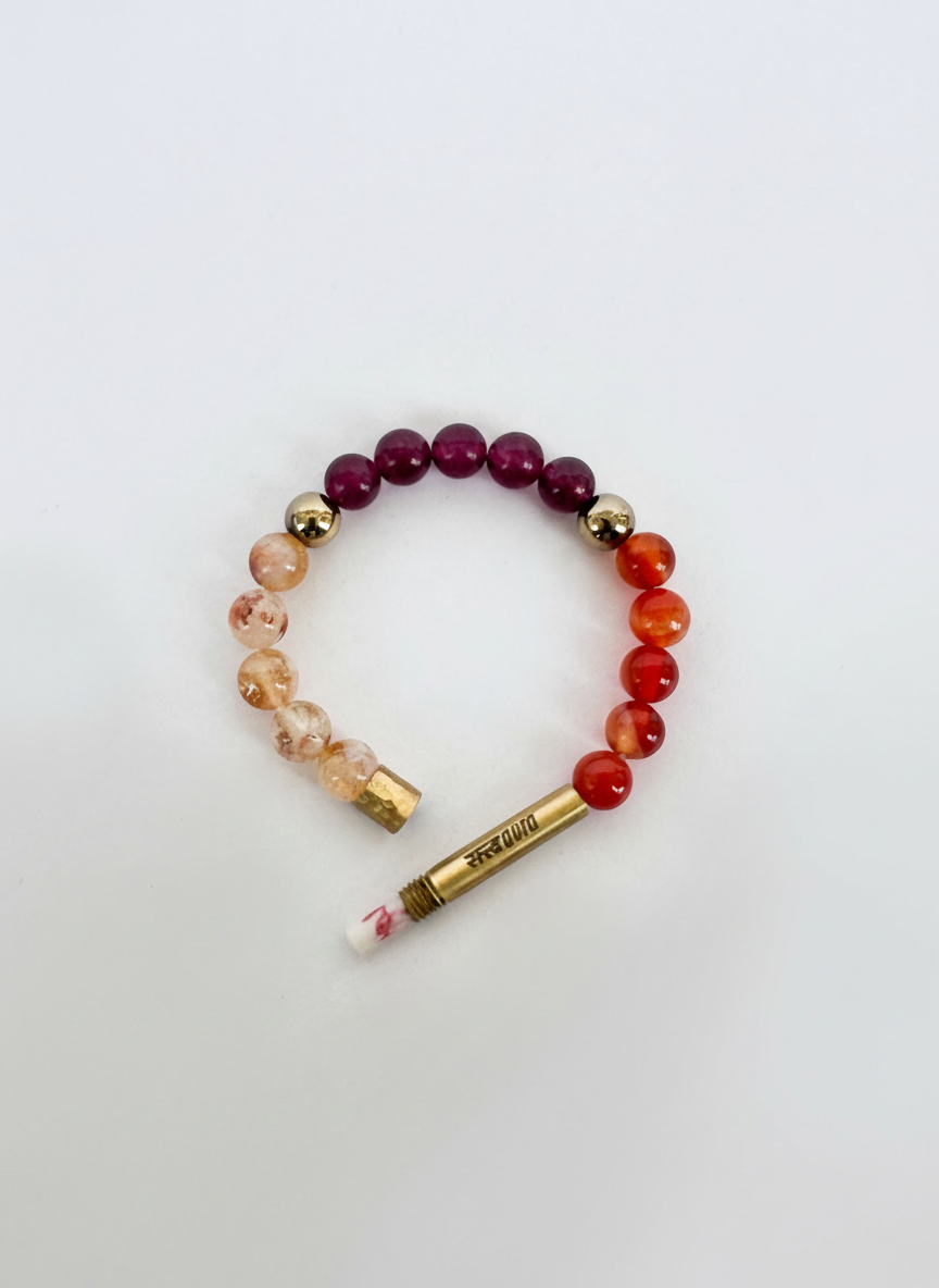 Ruling Number 1 Crystal Bracelet with Manifestation Lock