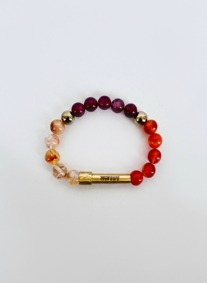 Ruling Number 1 Crystal Bracelet with Manifestation Lock