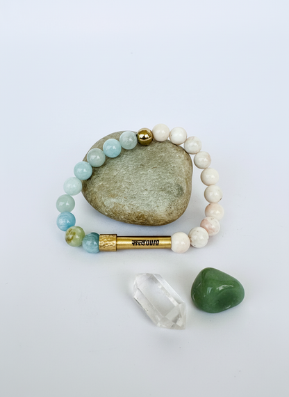 Ruling Number 2 Crystal Bracelet with Manifestation Lock