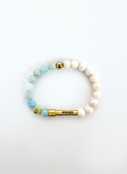 Ruling Number 2 Crystal Bracelet with Manifestation Lock