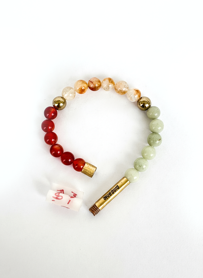 Fitness Freak Crystal Bracelet with Manifestation Lock