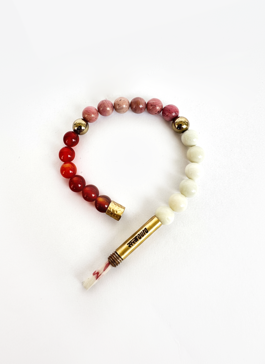 PCOD & Pregnancy Balance Crystal Bracelet with Manifestation Lock