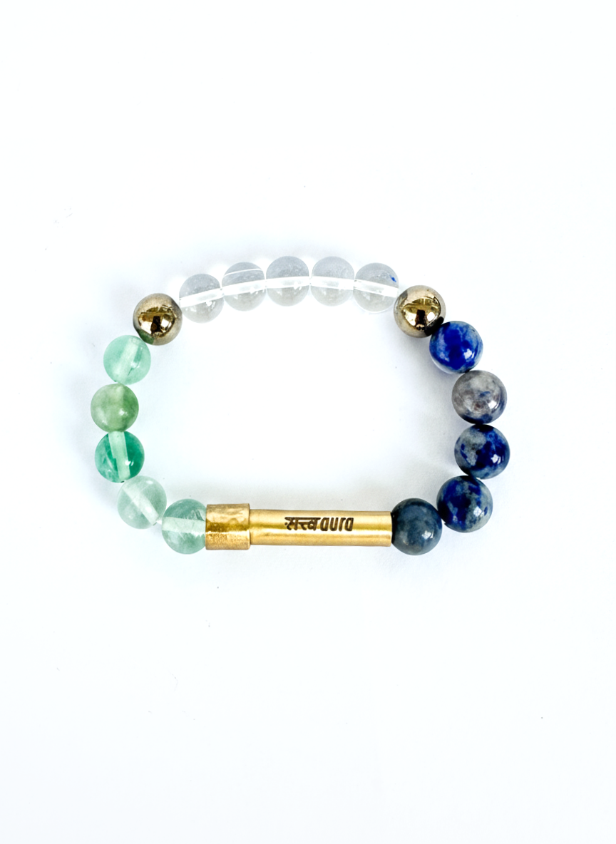 Study Success Pro Crystal Bracelet with Manifestation Lock