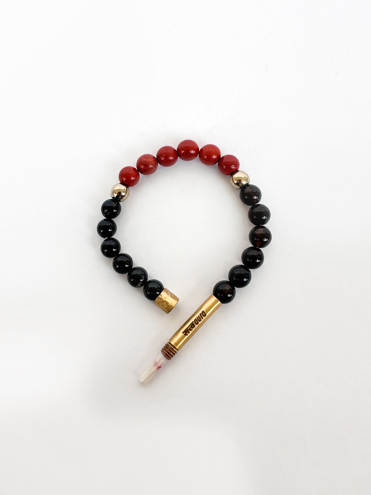 Root Chakra Crystal Bracelet with Manifestation Lock