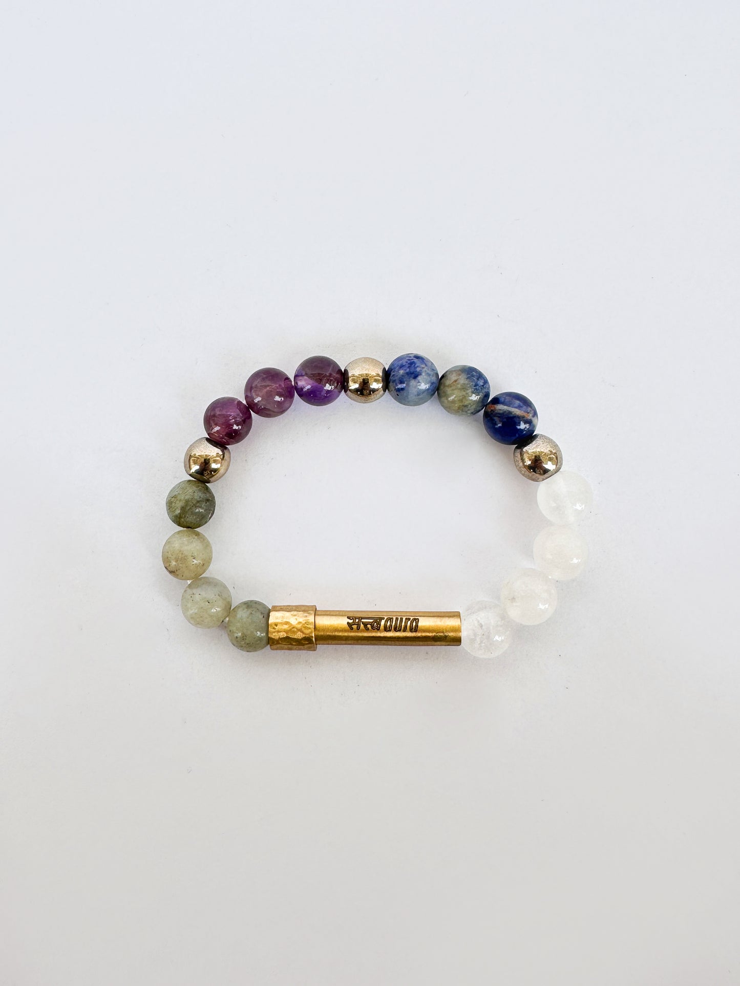 Ruling Number 7 Crystal Bracelet with Manifestation Lock