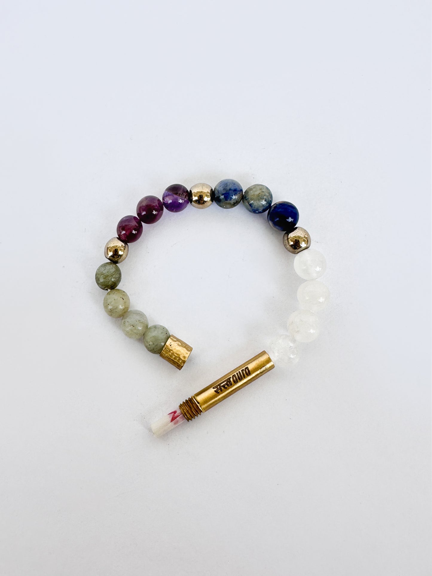 Ruling Number 7 Crystal Bracelet with Manifestation Lock