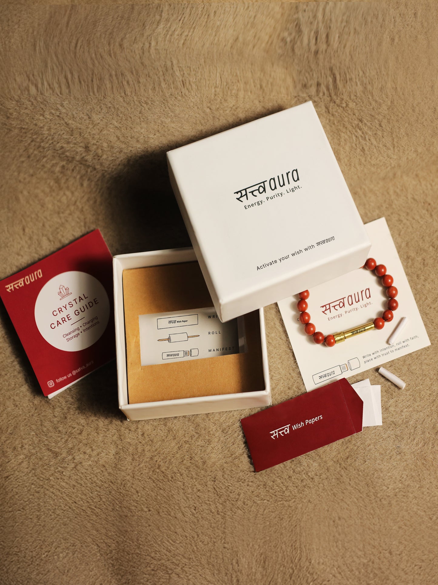 Ruling Number 7 Crystal Bracelet with Manifestation Lock