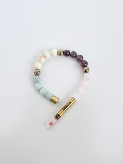 Pisces Crystal Bracelet with Manifestation Lock