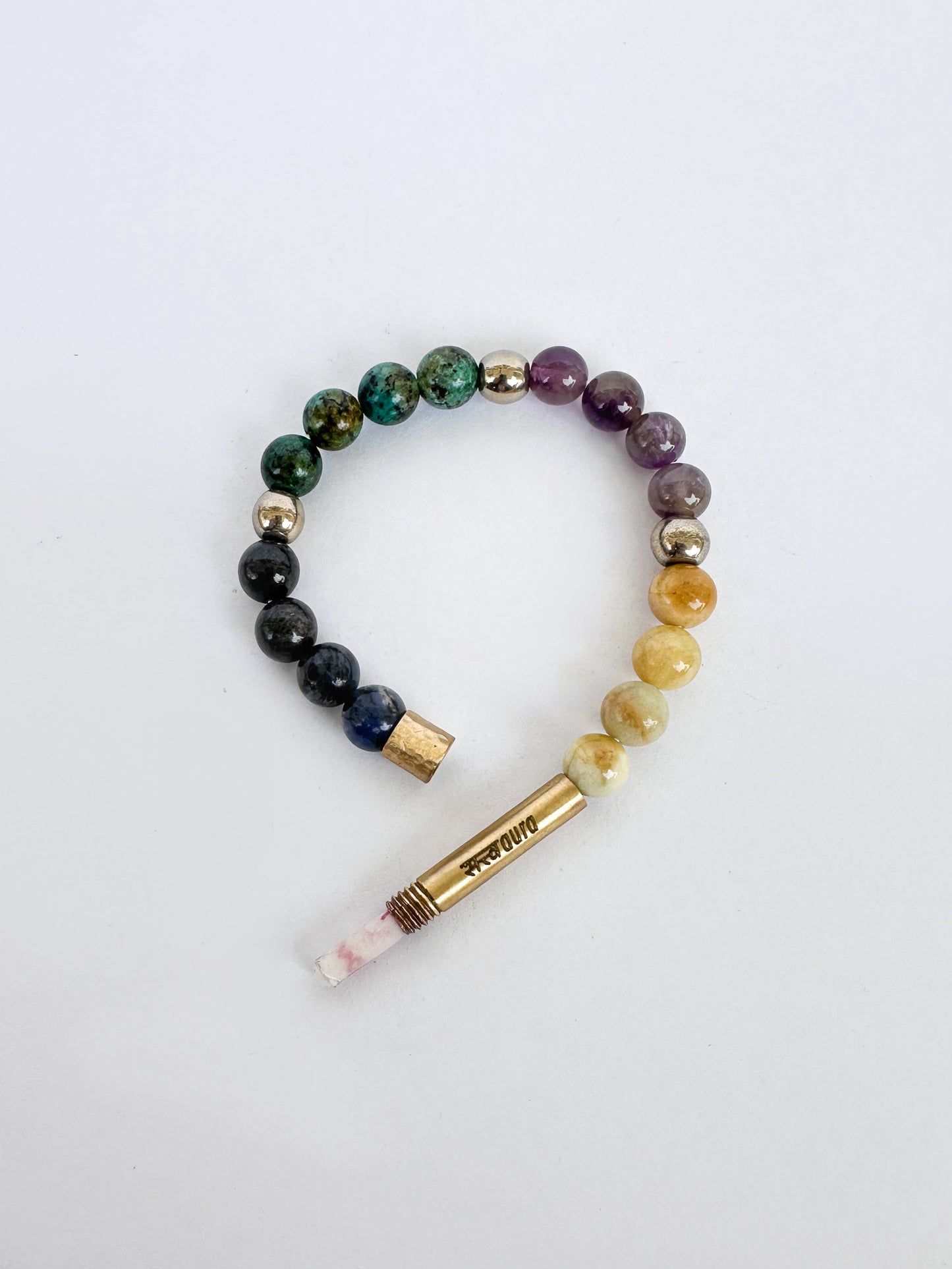 Aquarius Crystal Bracelet with Manifestation Lock