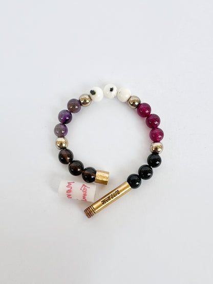 Capricorn Crystal Bracelet with Manifestation Lock