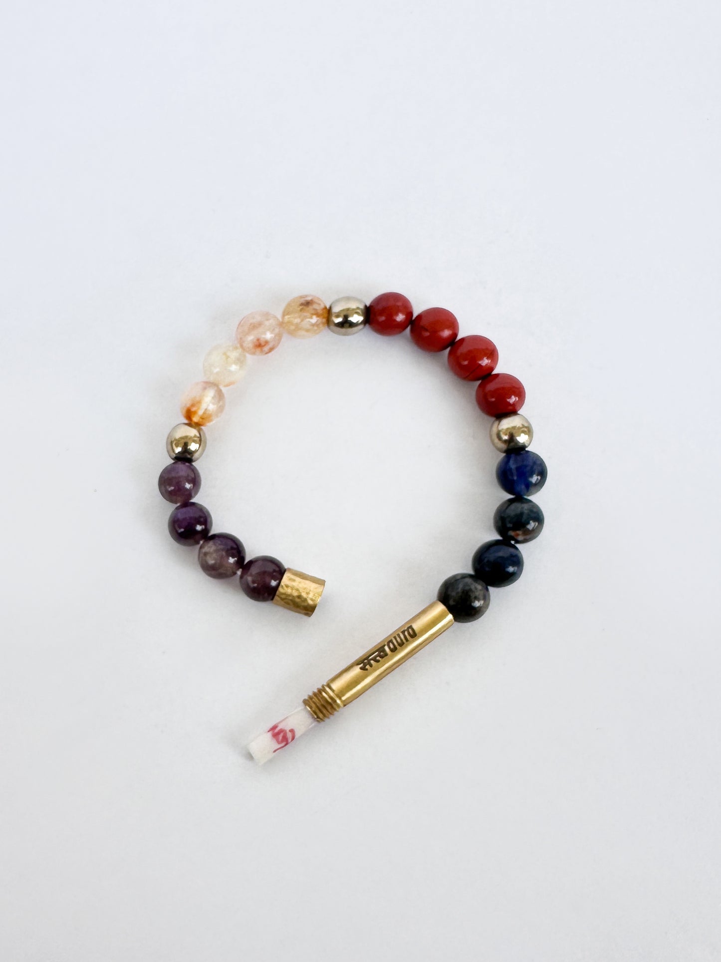 Sagittarius Crystal Bracelet with Manifestation Lock