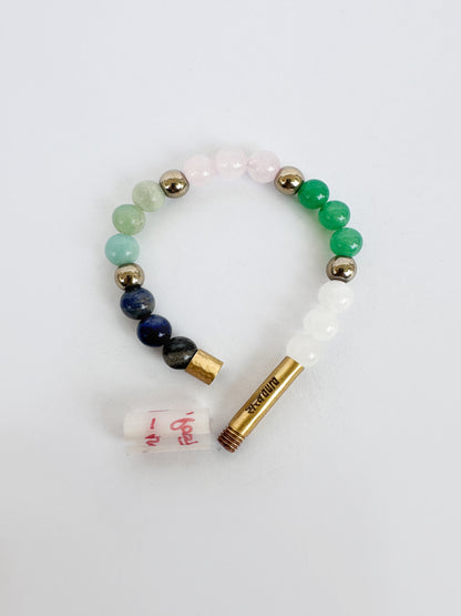 Virgo Crystal Bracelet with Manifestation Lock