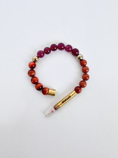 Leo Crystal Bracelet with Manifestation Lock