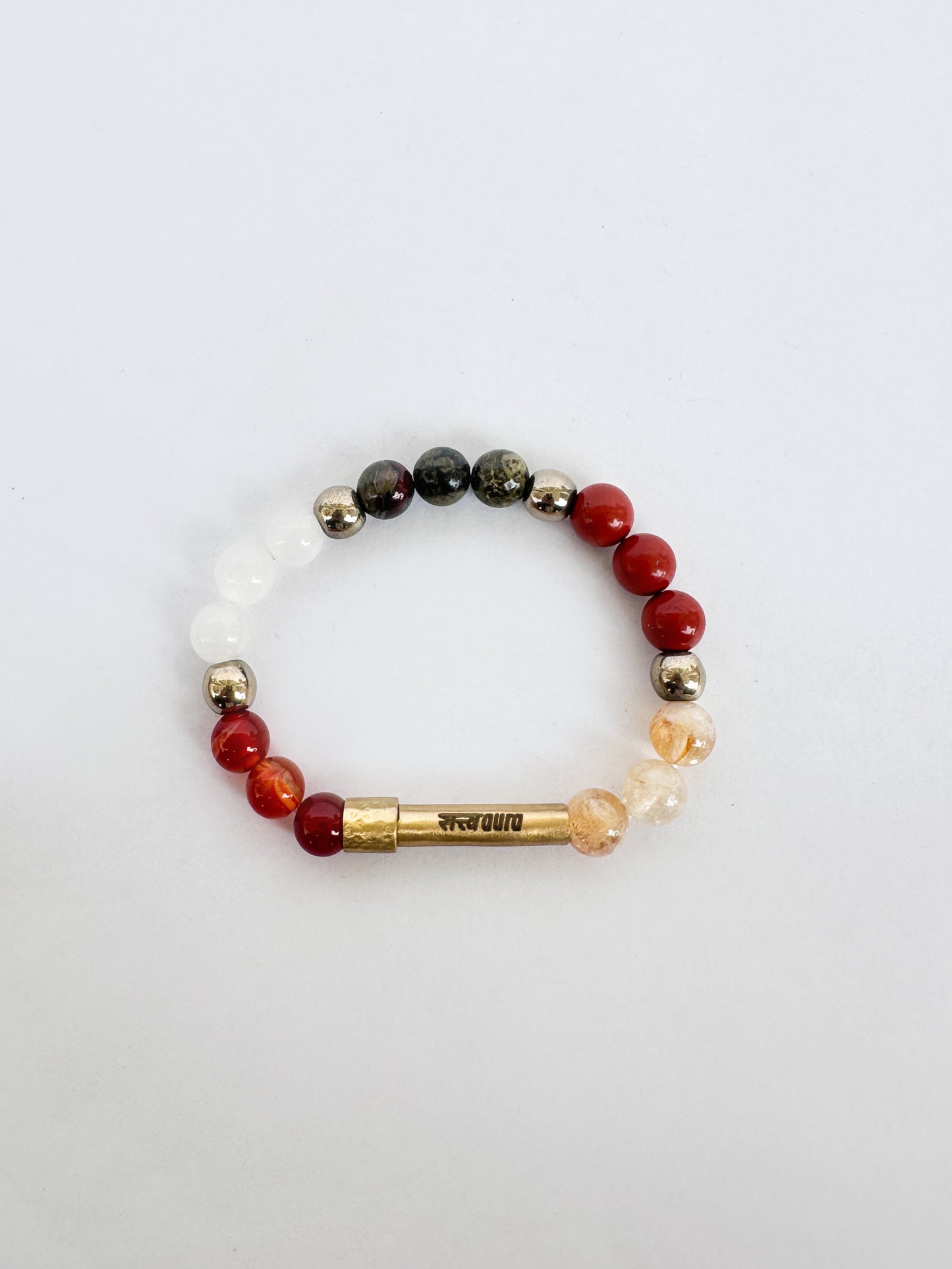 Aries Crystal Bracelet with Manifestation Lock