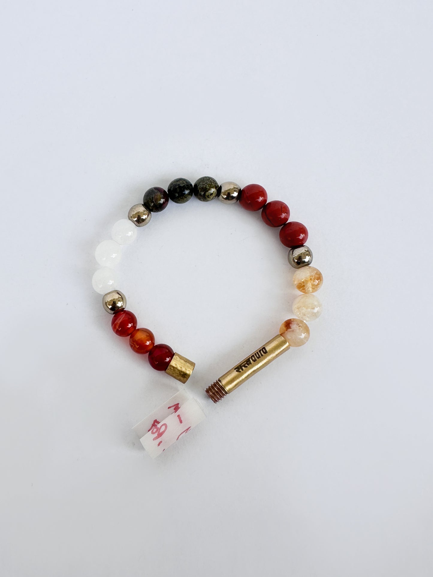 Aries Crystal Bracelet with Manifestation Lock
