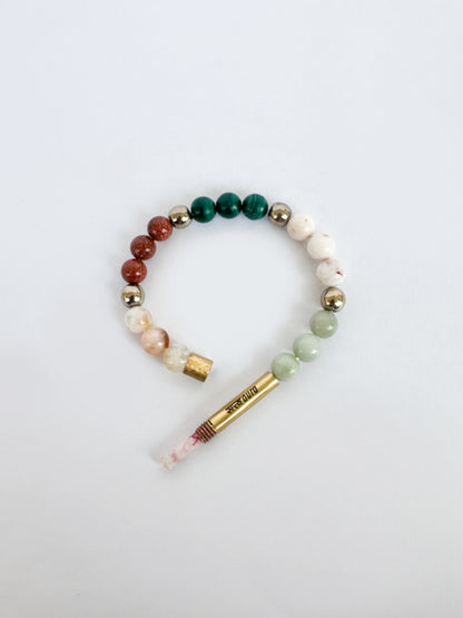 Gemini Crystal Bracelet with Manifestation Lock