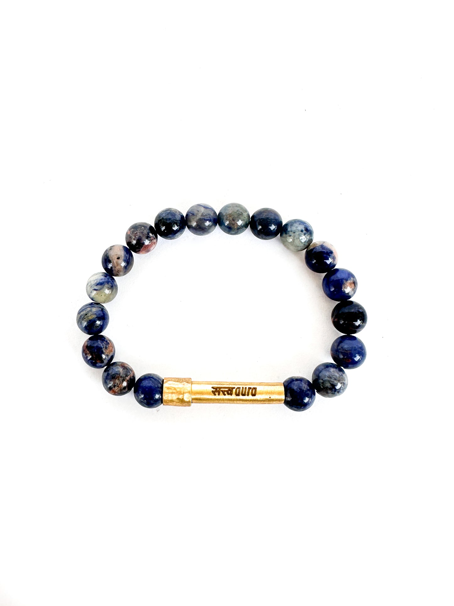 Sodalite Crystal Bracelet with Manifestation Lock