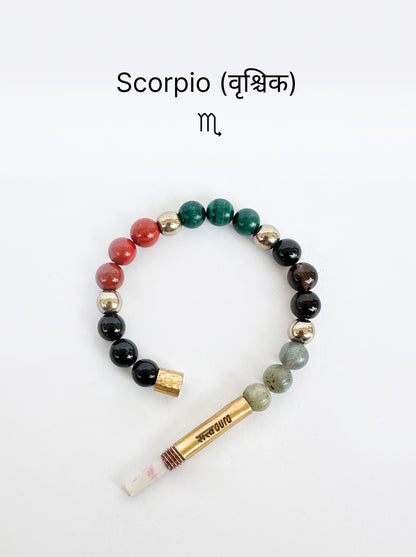 Scorpio Crystal Bracelet with Manifestation Lock